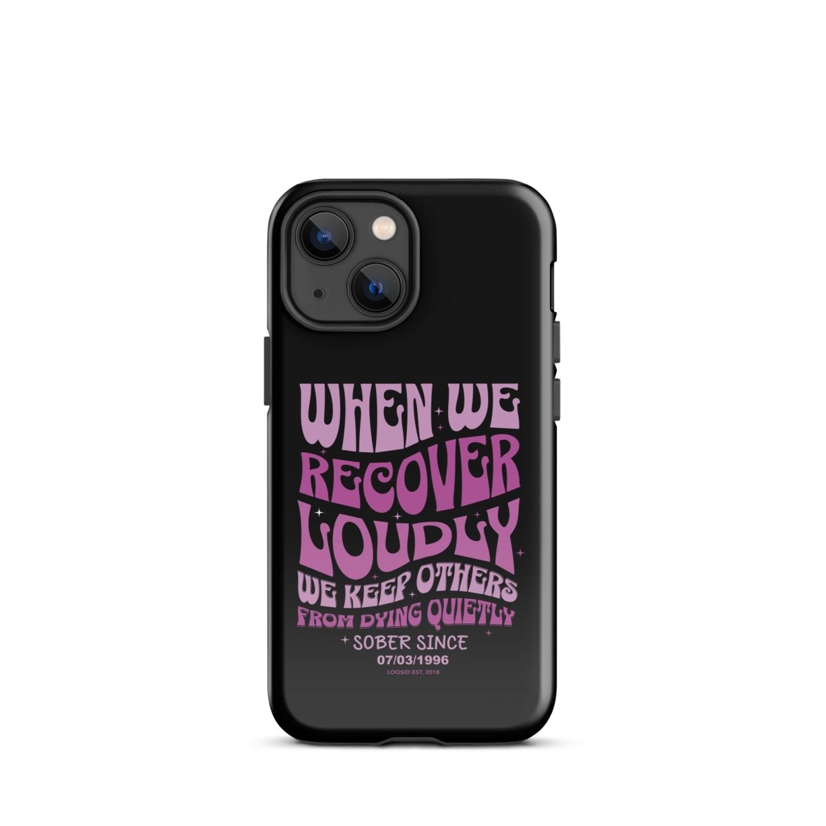 When We Recover Loud Recovery Phone Case fit detail (view 9)