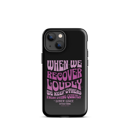 When We Recover Loud Recovery Phone Case fit detail (view 9)