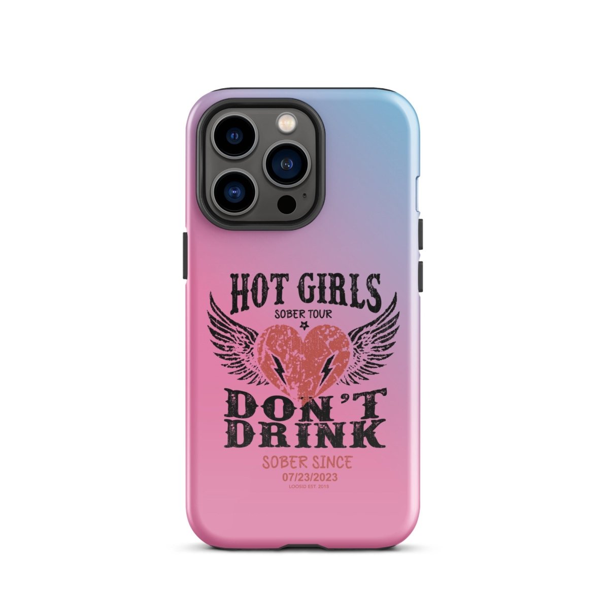 Hot Girls Don't Drink Recovery Phone Case product photo (view 10)