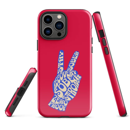 Peace & Sober Tough Case for iPhone®