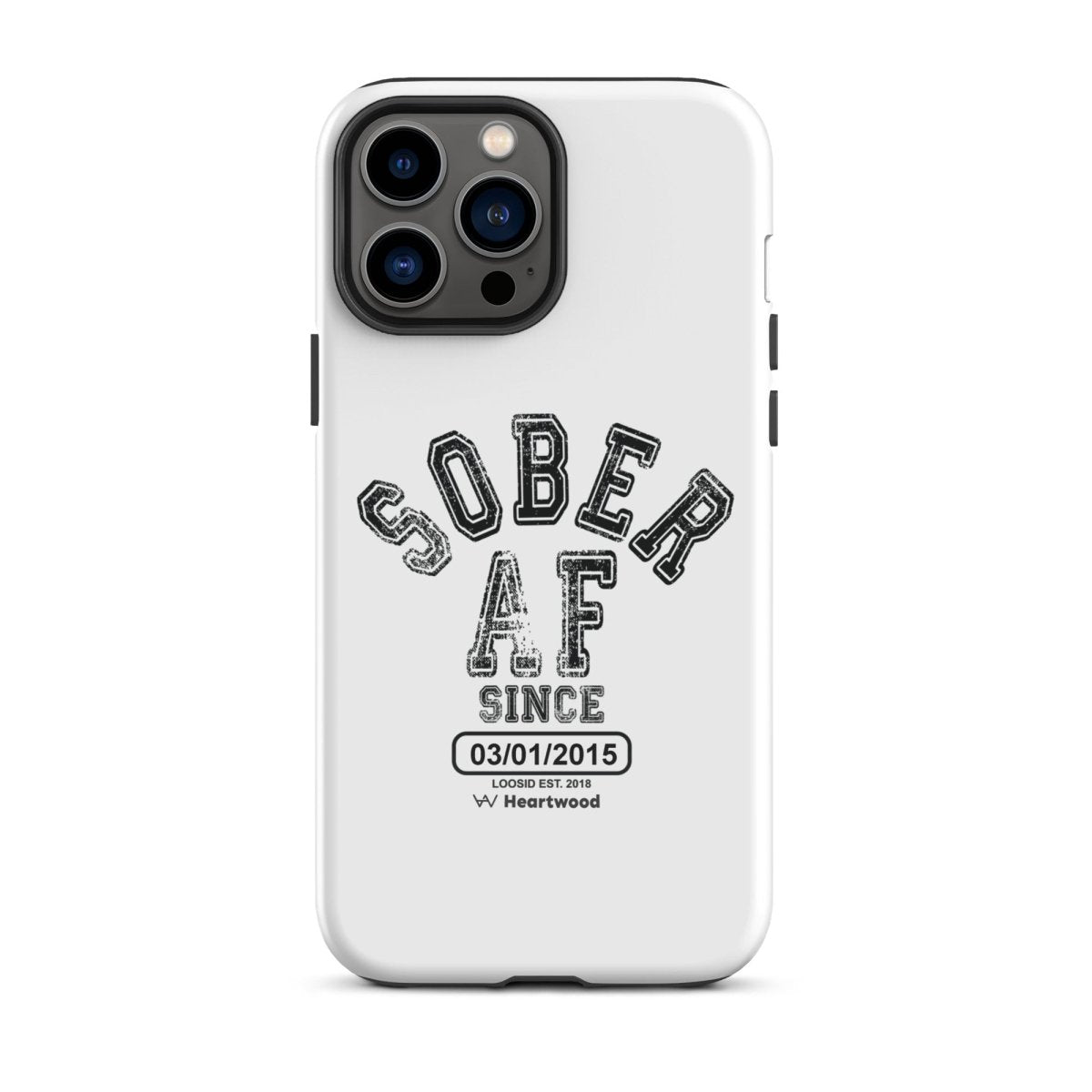 Sober AF Recovery Phone Case featuring the design (view 11)