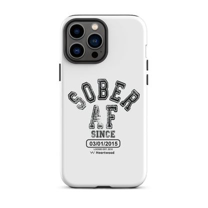 Sober AF Recovery Phone Case featuring the design (view 11)