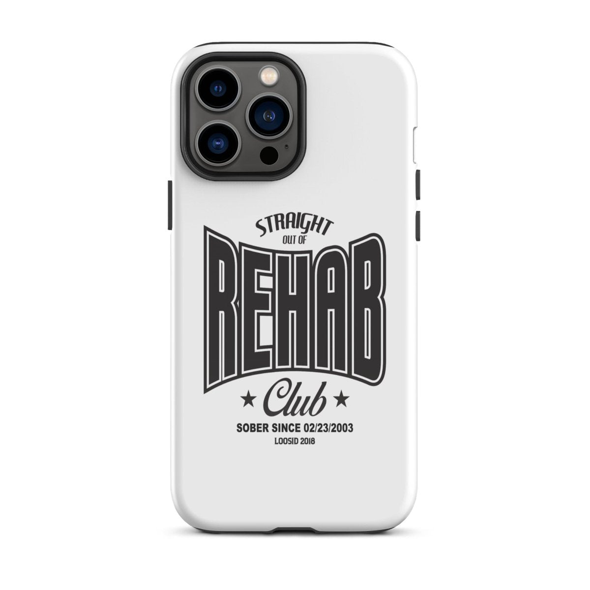 Straight Out of Rehab Recovery Phone Case featuring the design (view 11)