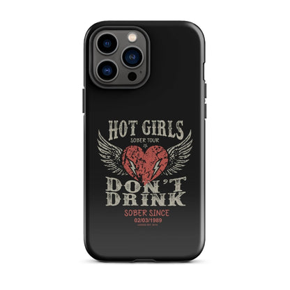 Hot Girls Don't Drink Recovery Phone Case featuring the design (view 11)