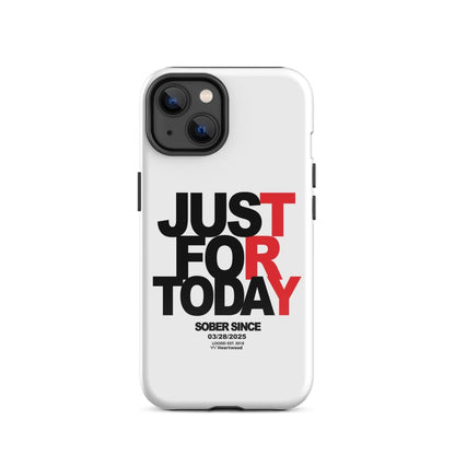 Just For Today Recovery Phone Case close-up view (view 12)