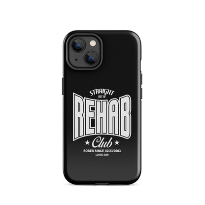 Straight Out of Rehab Recovery Phone Case flat lay styled image (view 13)