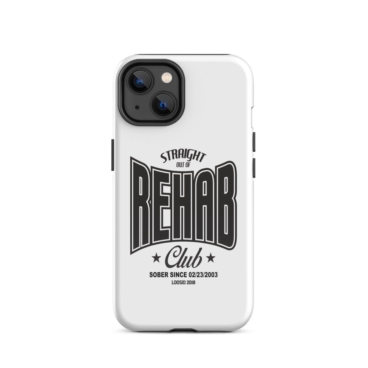 Straight Out of Rehab Recovery Phone Case close-up view (view 12)