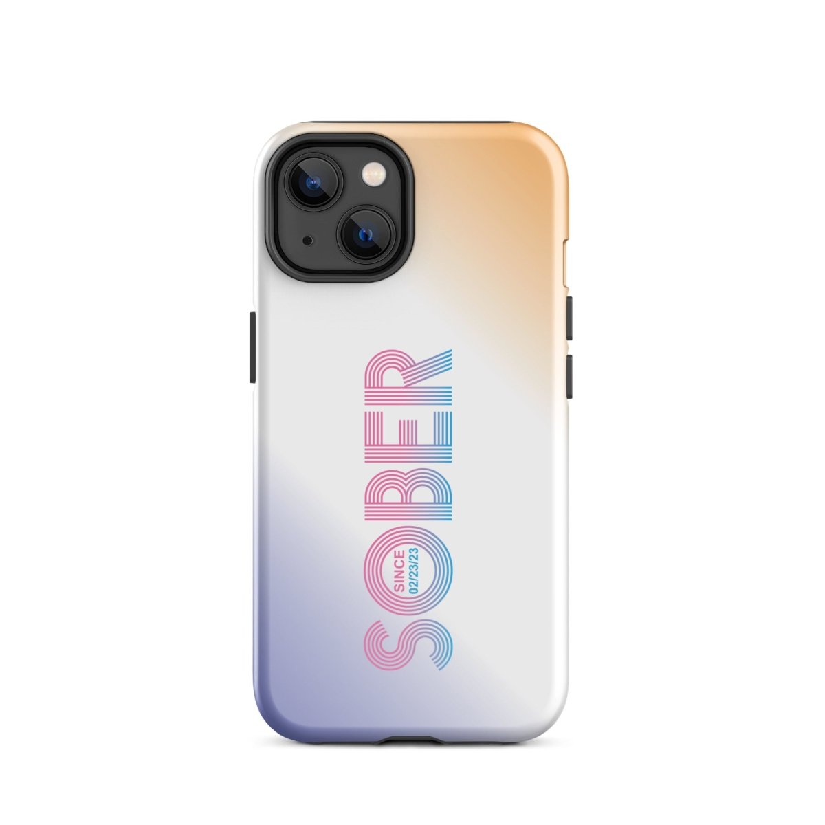 Sober Since Recovery Phone Case close-up view (view 12)