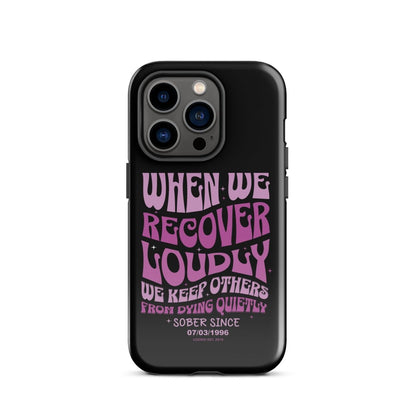When We Recover Loud Recovery Phone Case lifestyle view (view 15)