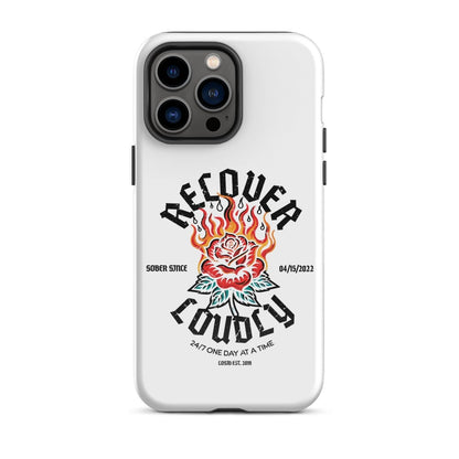 Recover Loudly Recovery Phone Case back view (view 17)