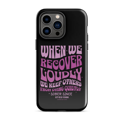 When We Recover Loud Recovery Phone Case side view (view 16)
