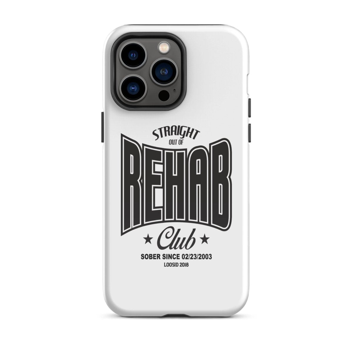 Straight Out of Rehab Recovery Phone Case lifestyle view (view 15)