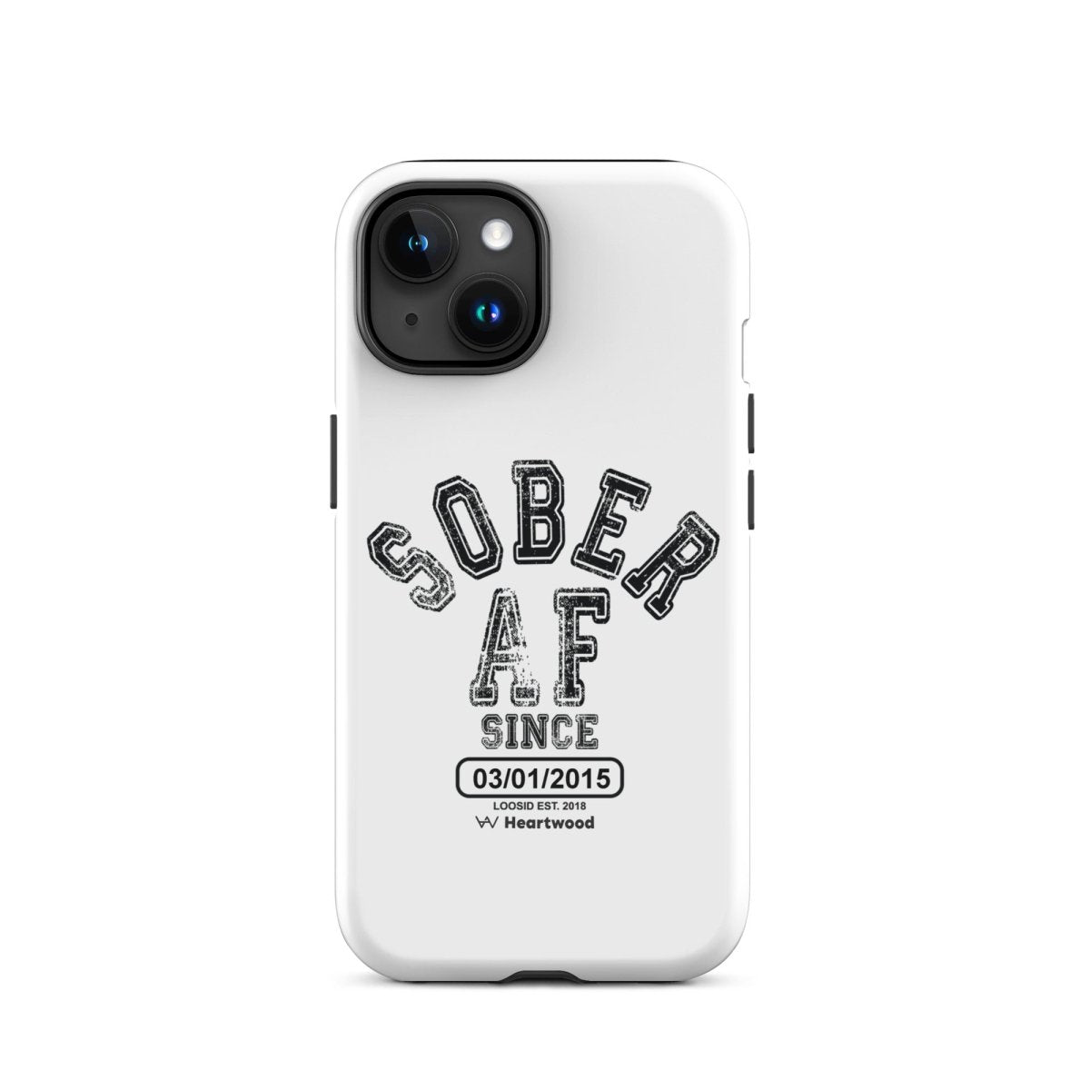Sober AF Recovery Phone Case side view (view 16)