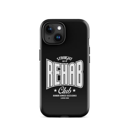 Straight Out of Rehab Recovery Phone Case back view (view 17)