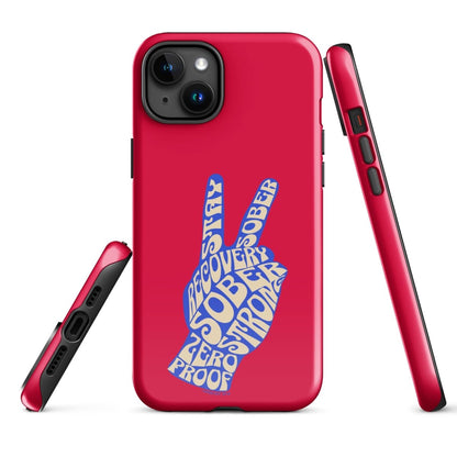 Peace & Sober Tough Case for iPhone®