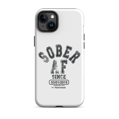 Sober AF Recovery Phone Case back view (view 17)