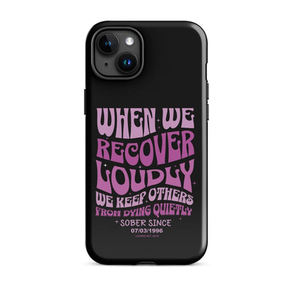 When We Recover Loud Recovery Phone Case packaging detail (view 18)