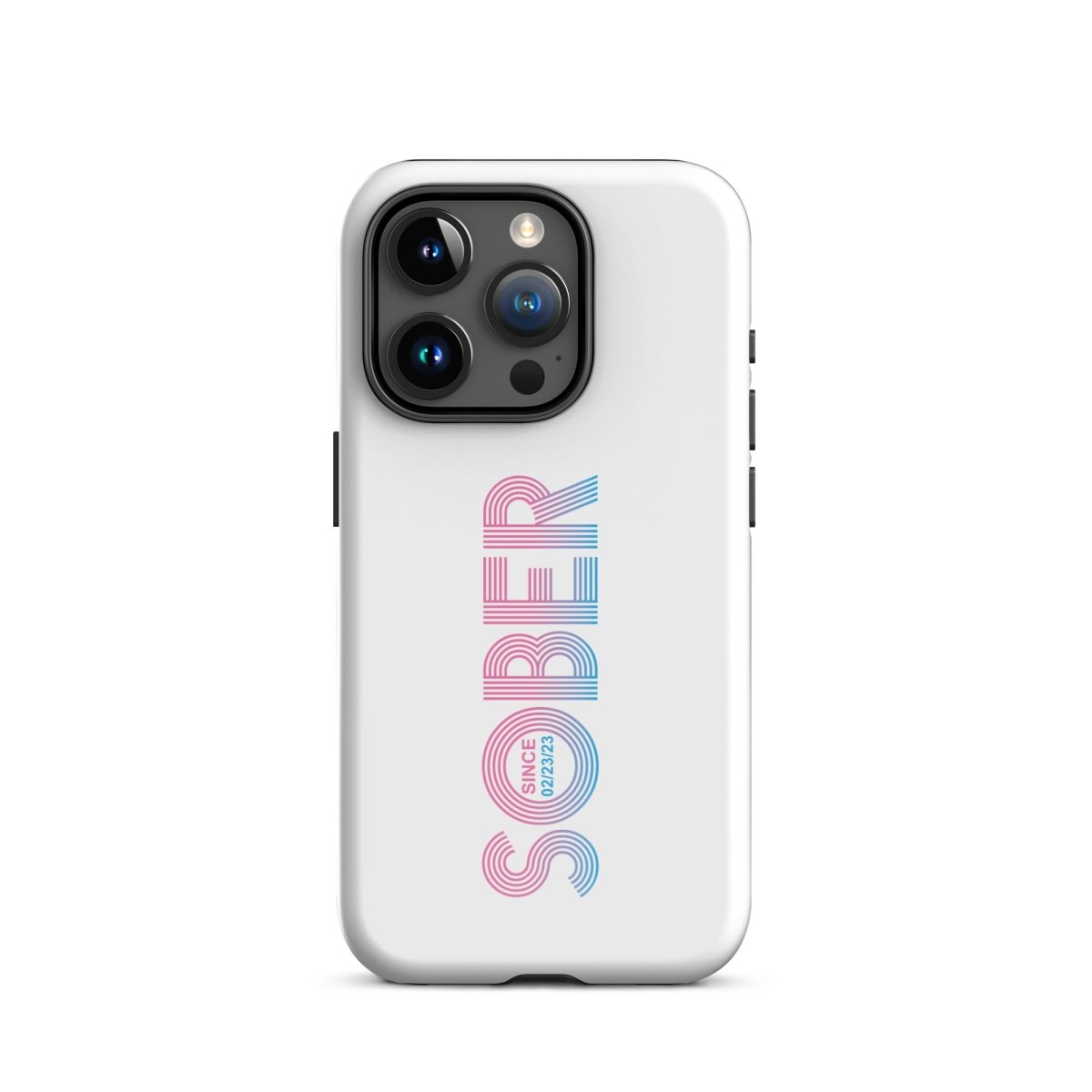 Sober Since Recovery Phone Case packaging detail (view 18)