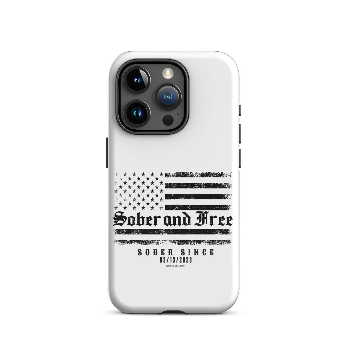 Sober & Free Recovery Phone Case packaging detail (view 18)