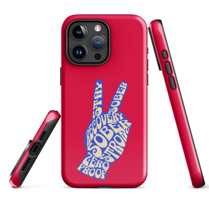 Peace & Sober Tough Case for iPhone®