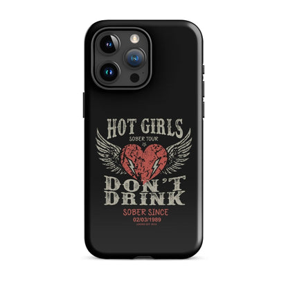 Hot Girls Don't Drink Recovery Phone Case fit detail (view 19)