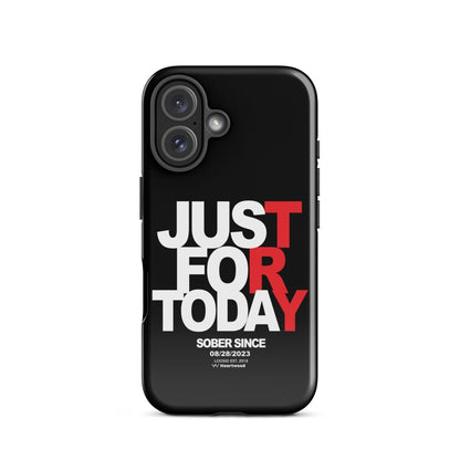 Just For Today Recovery Phone Case featuring the design (view 21)