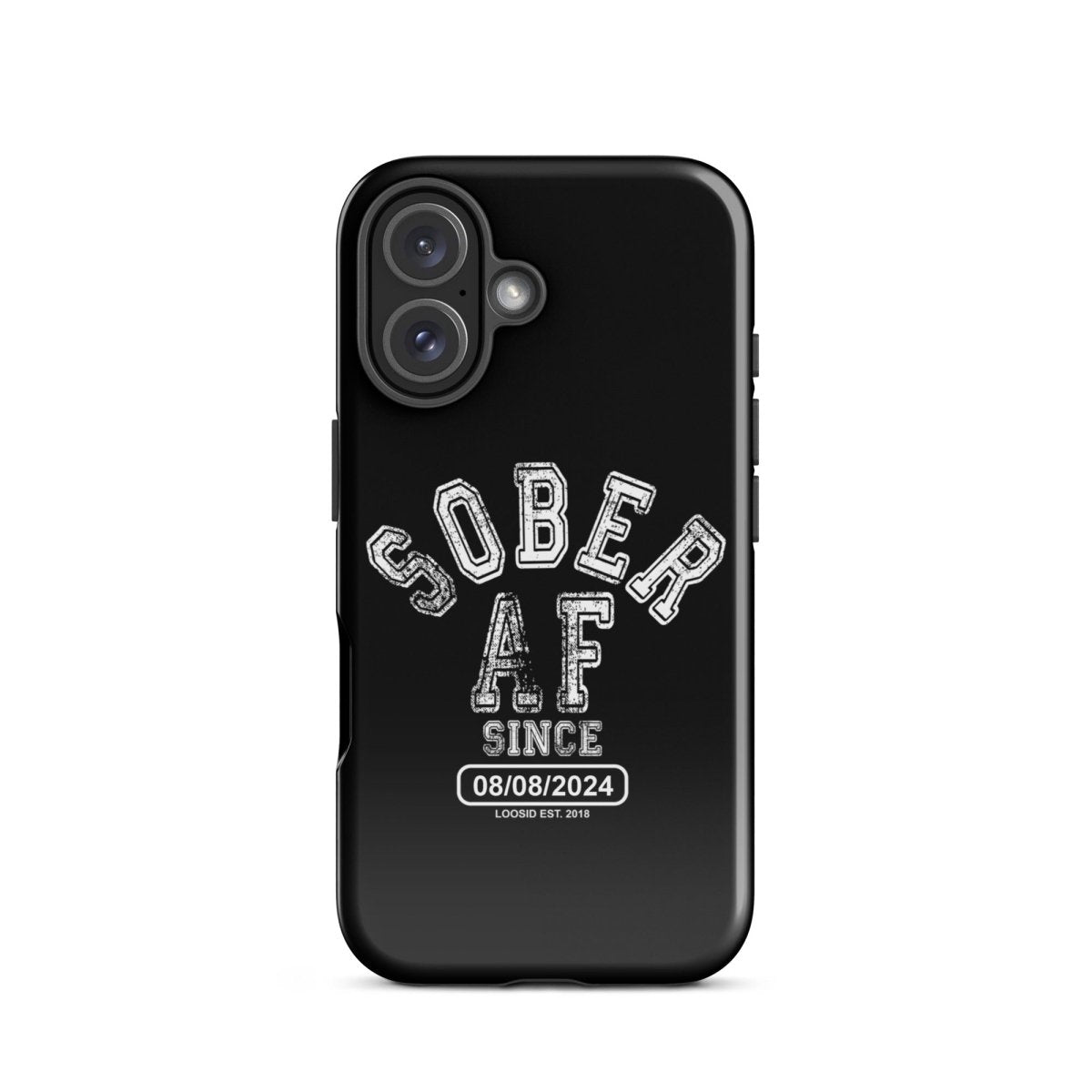Sober AF Recovery Phone Case featuring the design (view 21)