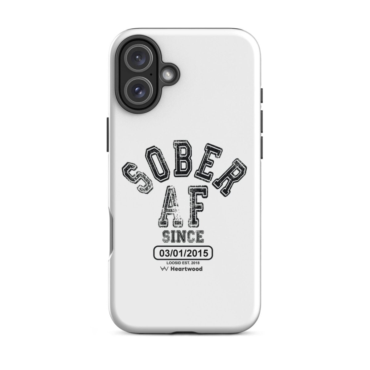Sober AF Recovery Phone Case featuring the design (view 21)