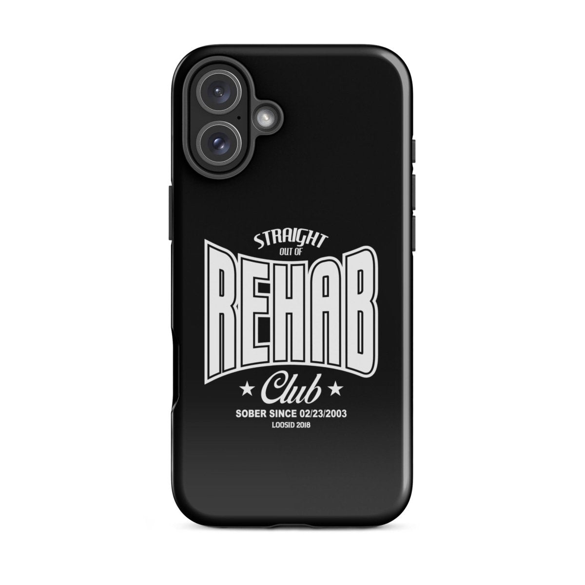 Straight Out of Rehab Recovery Phone Case close-up view (view 22)