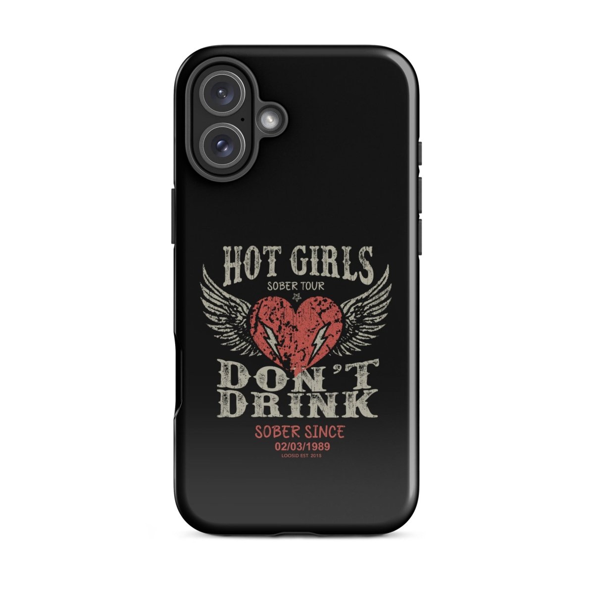 Hot Girls Don't Drink Recovery Phone Case featuring the design (view 21)