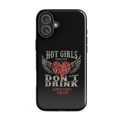 Hot Girls Don't Drink Recovery Phone Case featuring the design (view 21)