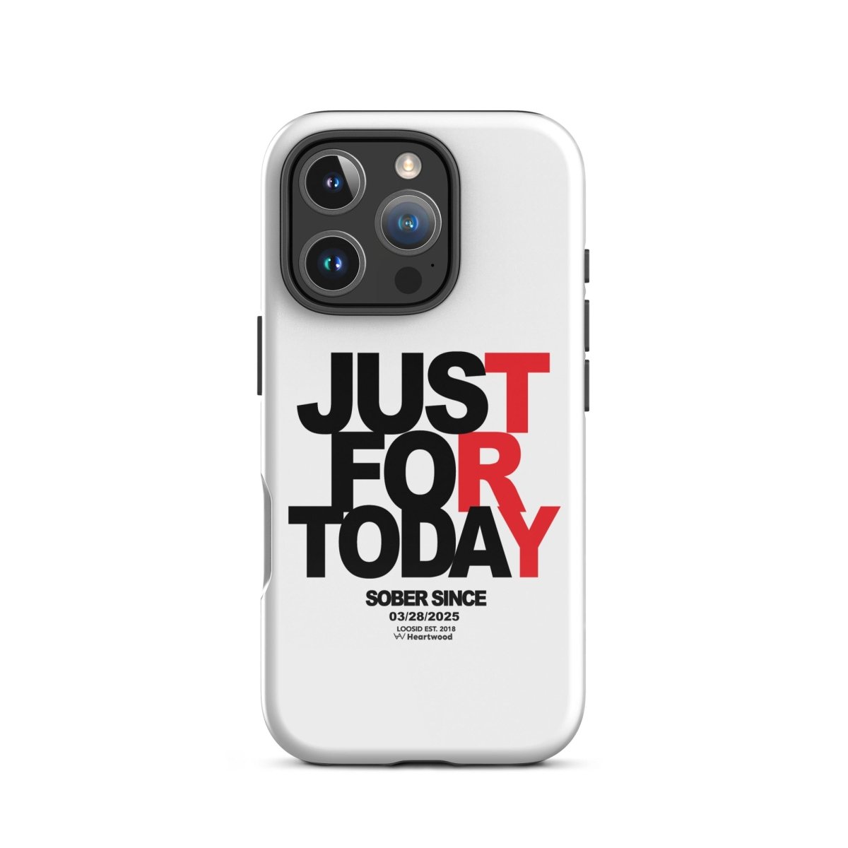 Just For Today Recovery Phone Case close-up view (view 22)