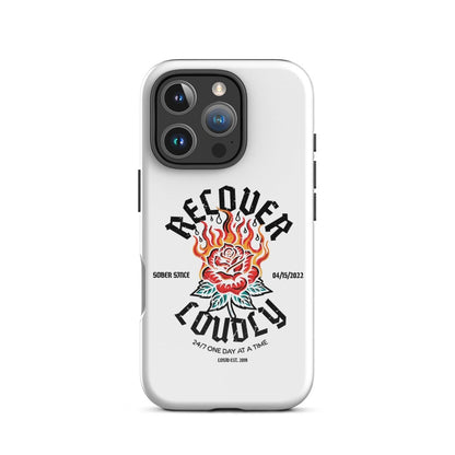 Recover Loudly Recovery Phone Case graphic detail (view 24)