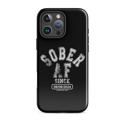 Sober AF Recovery Phone Case graphic detail (view 24)