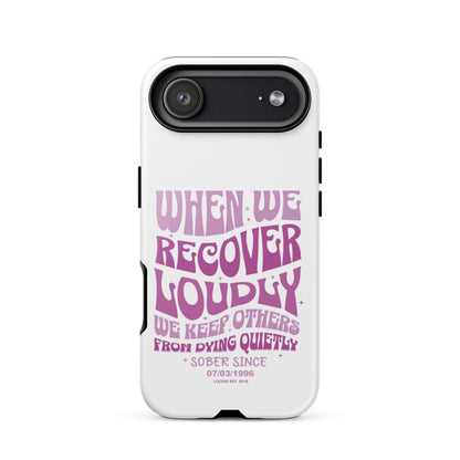 When We Recover Loud Recovery Phone Case lifestyle view (view 25)
