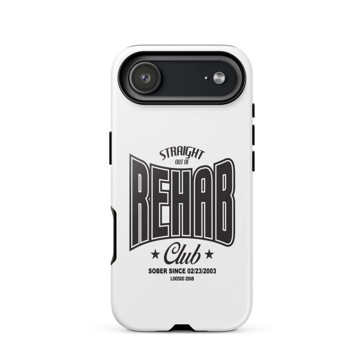 Straight Out of Rehab Recovery Phone Case lifestyle view (view 25)