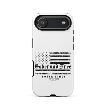 Sober & Free Recovery Phone Case lifestyle view (view 25)