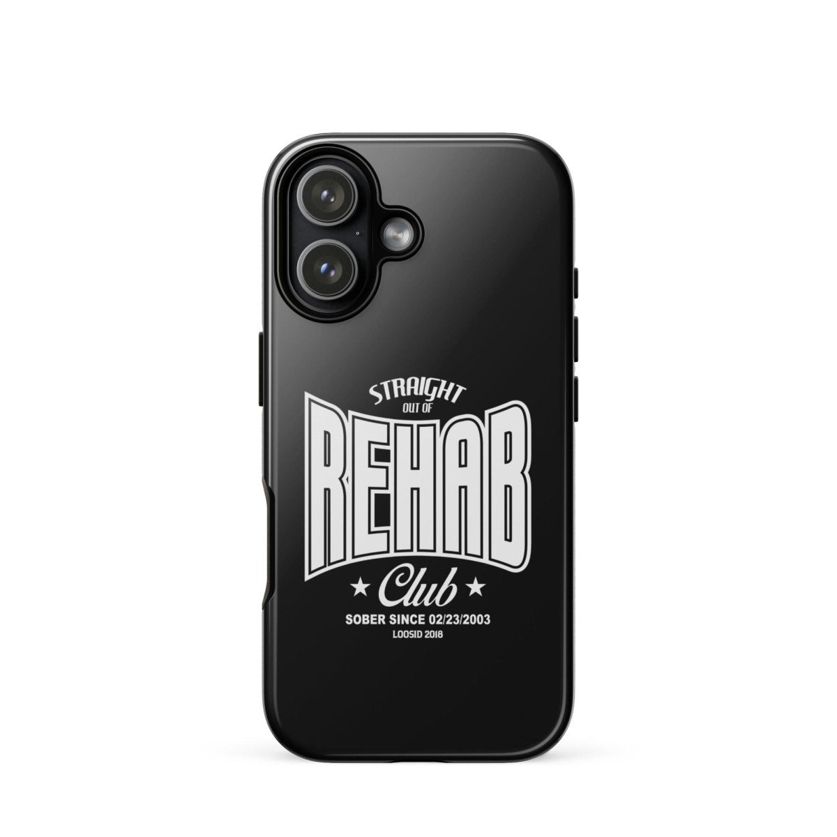 Straight Out of Rehab Recovery Phone Case lifestyle view (view 25)