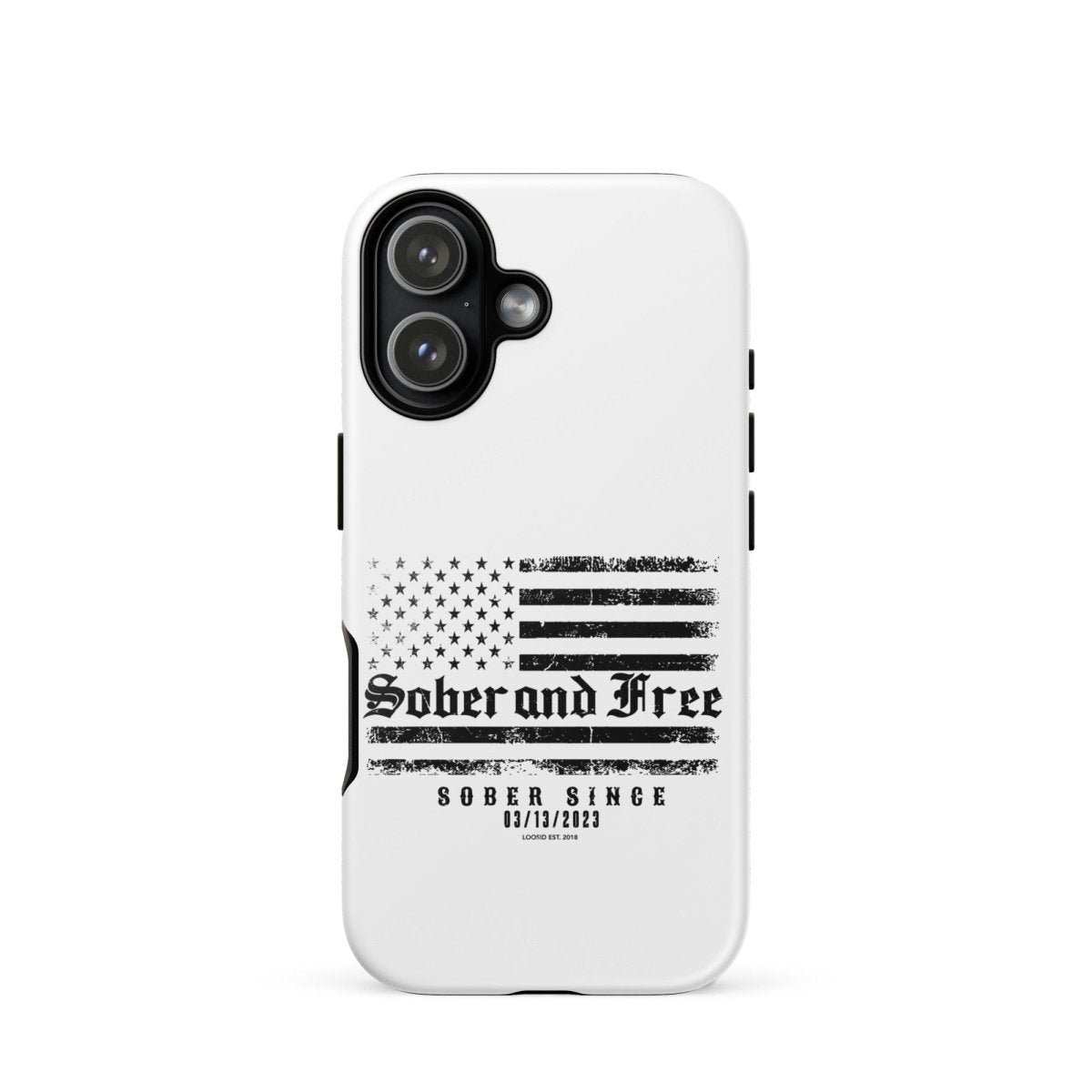 Sober & Free Recovery Phone Case graphic detail (view 24)