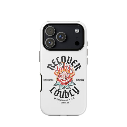 Recover Loudly Recovery Phone Case back view (view 27)