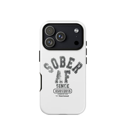 Sober AF Recovery Phone Case side view (view 26)