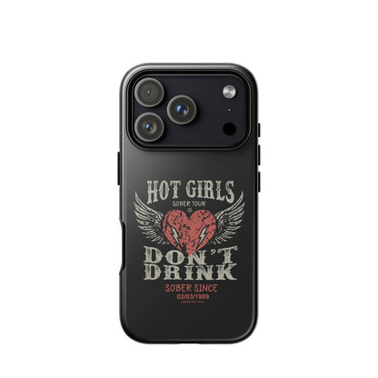 Hot Girls Don't Drink Recovery Phone Case side view (view 26)