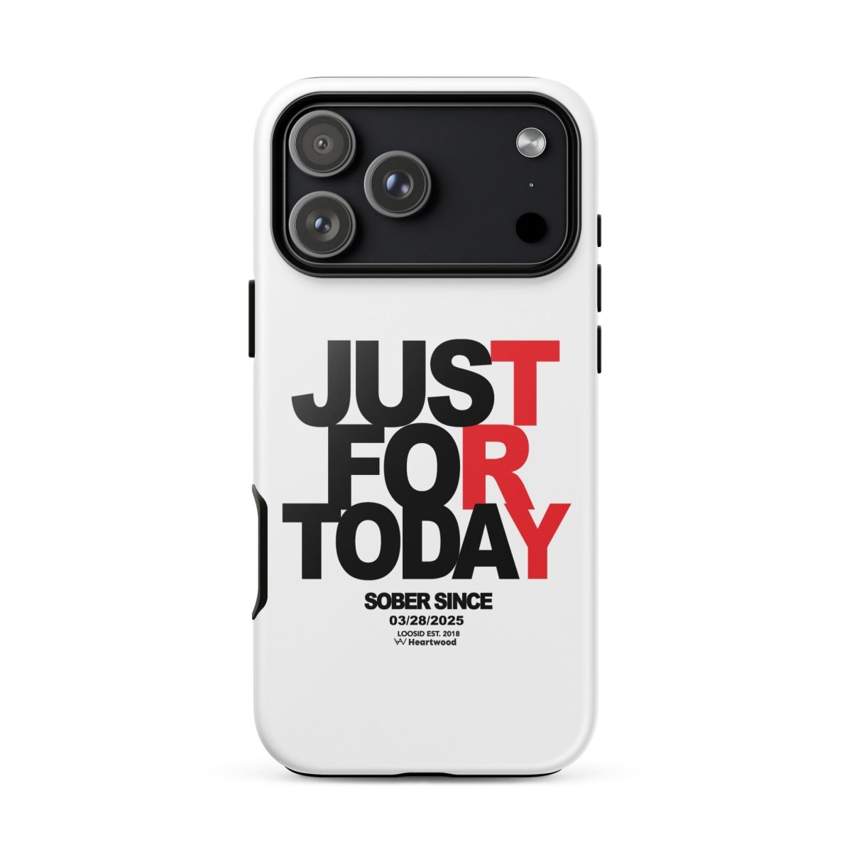 Just For Today Recovery Phone Case back view (view 27)