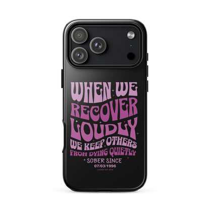 When We Recover Loud Recovery Phone Case packaging detail (view 28)