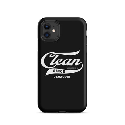 Loosid Clean Since Recovery Phone Case featuring the design