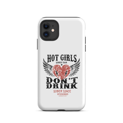 Hot Girls Don't Drink Recovery Phone Case for iPhone®