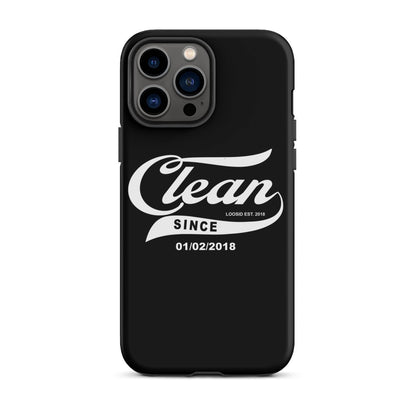Clean Since Recovery Phone Case close-up view (view 12)
