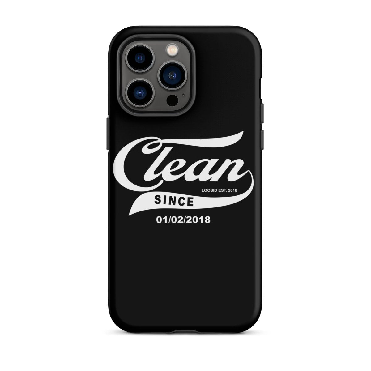 Clean Since Recovery Phone Case side view (view 16)