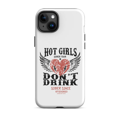 Hot Girls Don't Drink Recovery Phone Case back view (view 17)