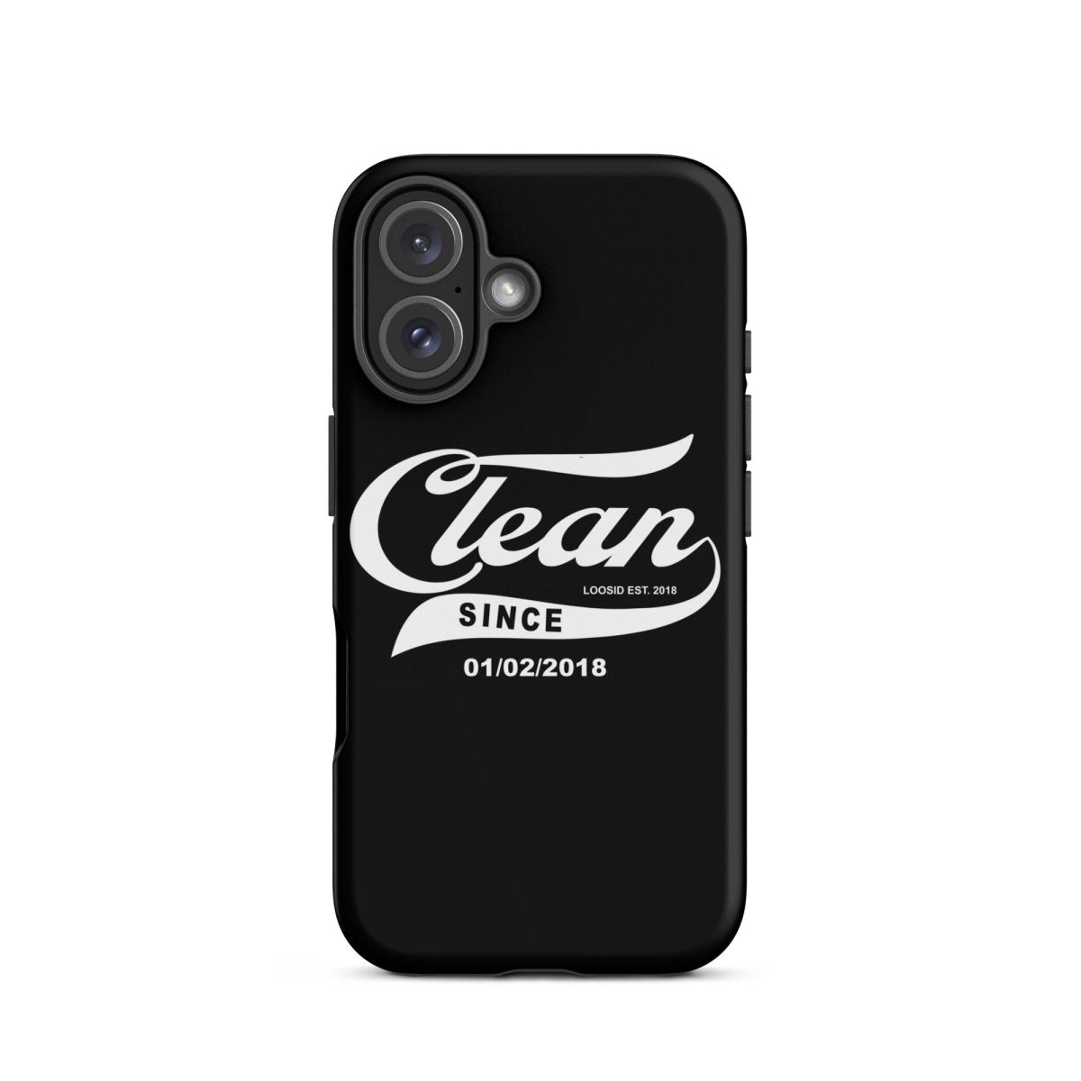 Clean Since Recovery Phone Case featuring the design (view 21)